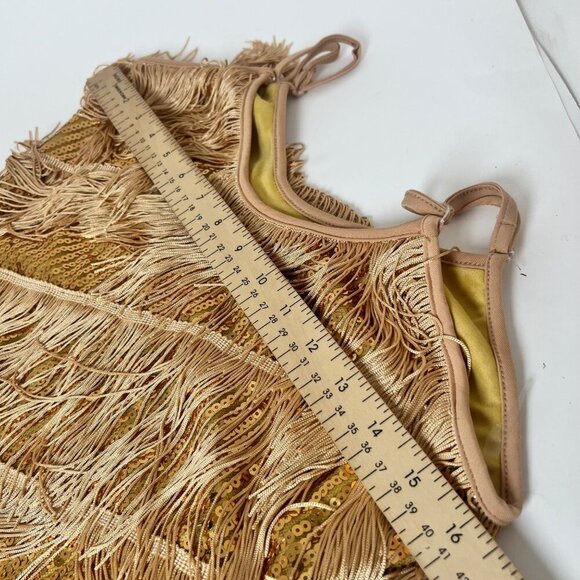 Women Sequins Fringe Dress Flapper Latin Dance Costume Size Medium - Picture 7 of 10